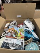 Large Assorted Box Containing Electrical/Home/Tech. Approx. RRP £200 - GRADE U