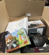 Large Assorted Box Containing Electrical/Home/Tech. Approx. RRP £200 - GRADE U