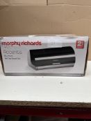 Morphy Richards Accents Roll Top Bread Bin. RRP £39.99 - GRADE U