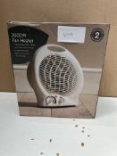 Morrisons 2000w Fan Heater. RRP £19.99 - GRADE U