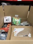 Large Assorted Box Containing Electrical/Home/Tech. Approx. RRP £200 - GRADE U