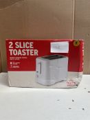 Morrisons 2 Slice Toaster. RRP £19.99 - GRADE U