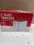 Morrisons 2 Slice Toaster. RRP £19.99 - GRADE U