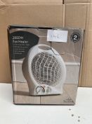 Morrisons 2000w Fan Heater. RRP £19.99 - GRADE U