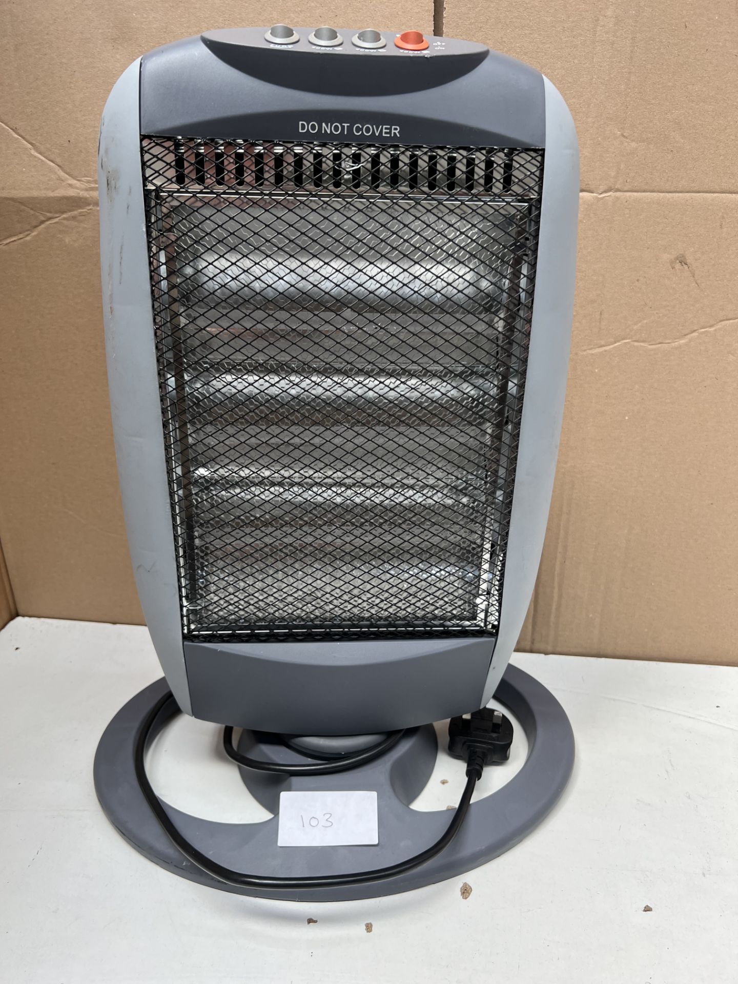 Morrisons 1200w Halogen Heater. RRP £24.99 - GRADE U