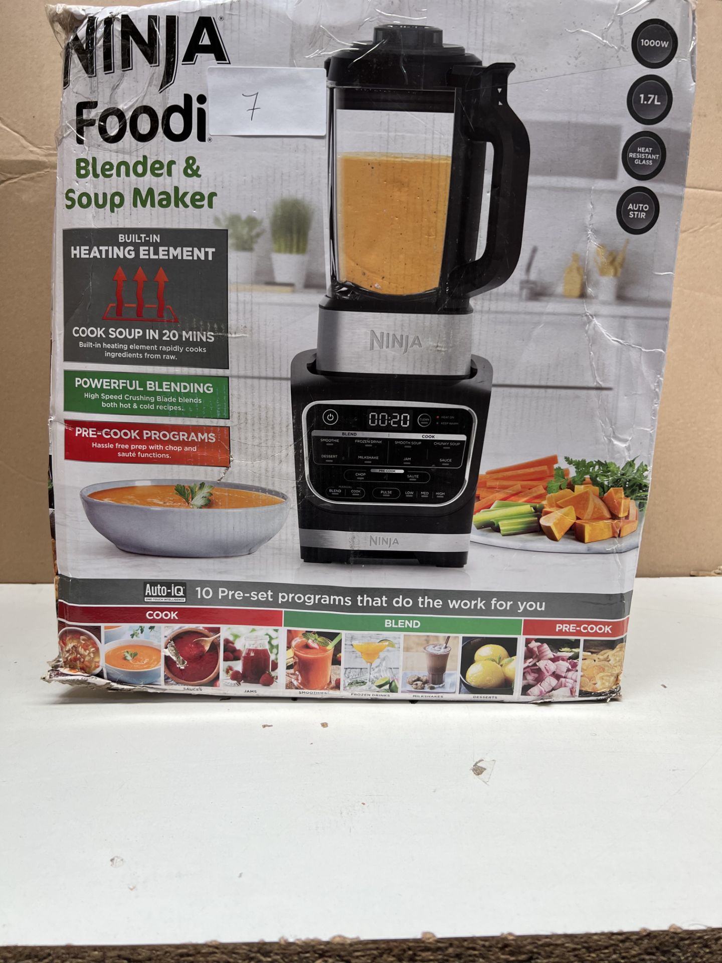 Ninja Foodi Blender and Soup Maker. RRP £159.99 - GRADE U