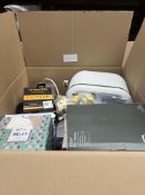 Large Assorted Box Containing Electrical/Home/Tech. Approx. RRP £200 - GRADE U