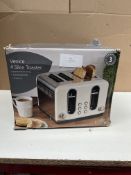 Morrisons Venice 4 Slice Toaster. RRP £39.99 - GRADE U