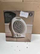 Morrisons 2000w Fan Heater. RRP £19.99 - GRADE U