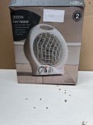 Morrisons 2000w Fan Heater. RRP £19.99 - GRADE U