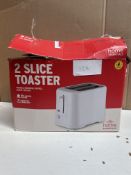 Morrisons 2 Slice Toaster. RRP £19.99 - GRADE U