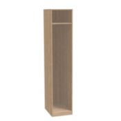 1 x Modular Bedroom: Single Oak Wardrobe Carcass - 2220mm x 450mm (RRP PER UNIT - £160)