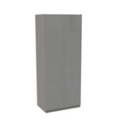 1 x Modular Bedroom: Double Grey Wardrobe - 2220mm x 900mm (RRP PER UNIT - £350)