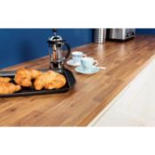 35 Golden Oak Kitchen Worktops - Profile Edge - 300 x 60 x 4cm. RRP £135 per unit