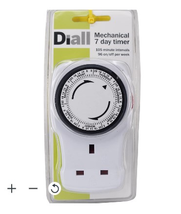 6 x Diall 7 Day Mechanical Timer