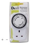 6 x Diall 7 Day Mechanical Timer