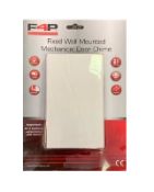 12 x Wall Mounted Mechanical Door Chime 80 DB Hardwire Bell RRP £18.99 ea