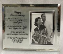 12 x ""Happy Anniverssary"" Picture Frames