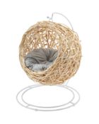 Pet Collection - Rattan Cat Egg Chair With Cushion
