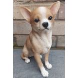Sitting Chihuahua Garden or Home Ornament