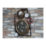 Large Industrial Factory Themed Clock