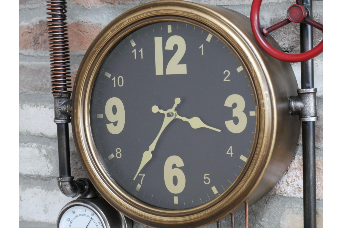 Large Industrial Factory Themed Clock - Image 3 of 5