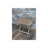 Teak Wood Folding (guests) Side Table