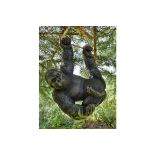 Large Hanging Gorilla Garden Ornament