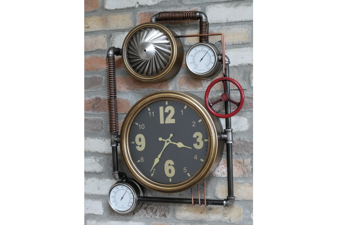 Large Industrial Factory Themed Clock - Image 4 of 5