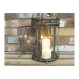 Large Rustic Gold Lantern