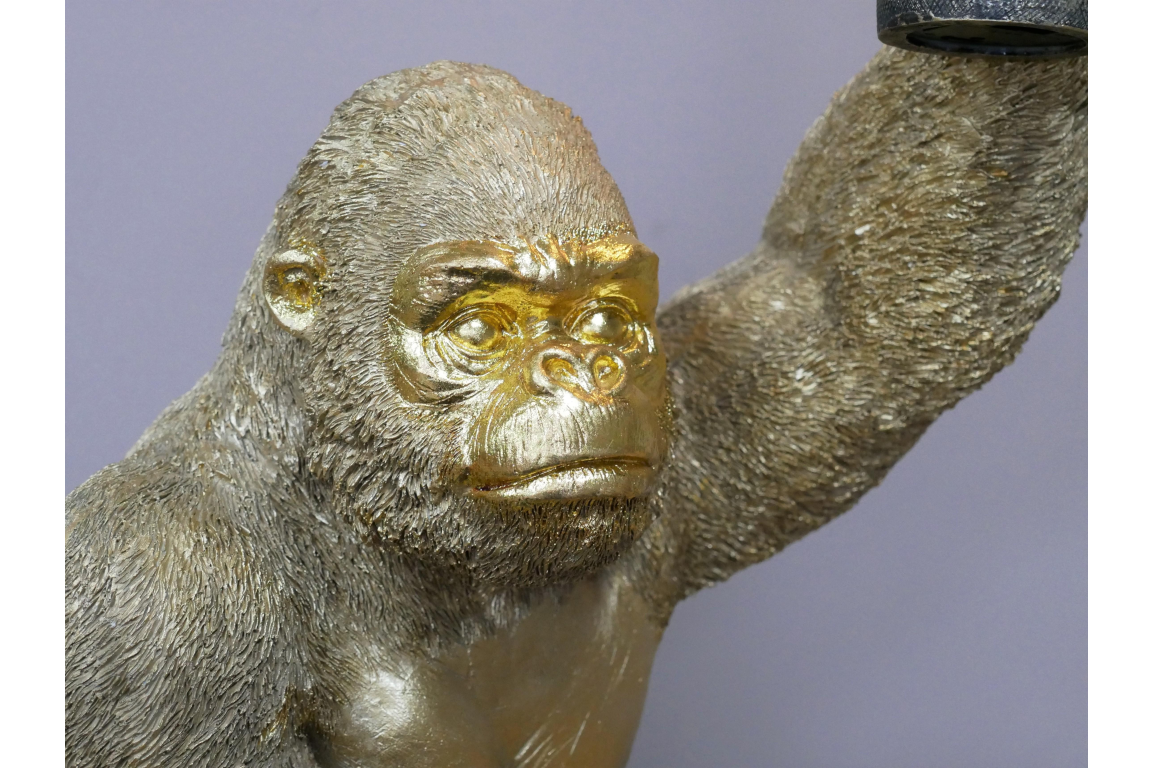 Large Golden Gorilla Light/Ornament