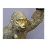 Large Golden Gorilla Light/Ornament