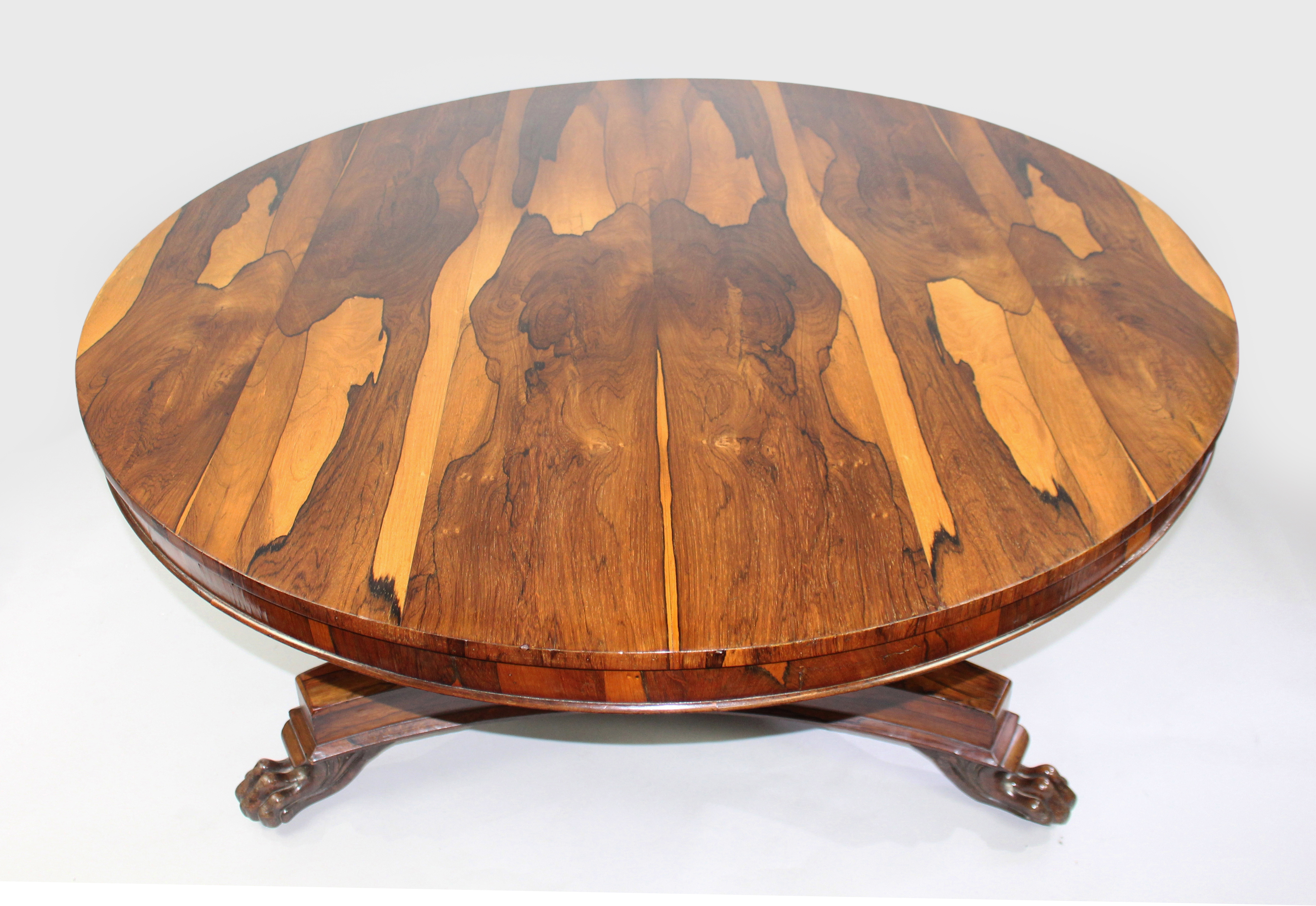 Fine William IV Sabina Wood Centre Table c.1830 - Image 2 of 3