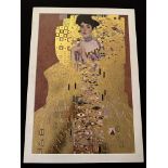Klimpt Gold Embossed Print