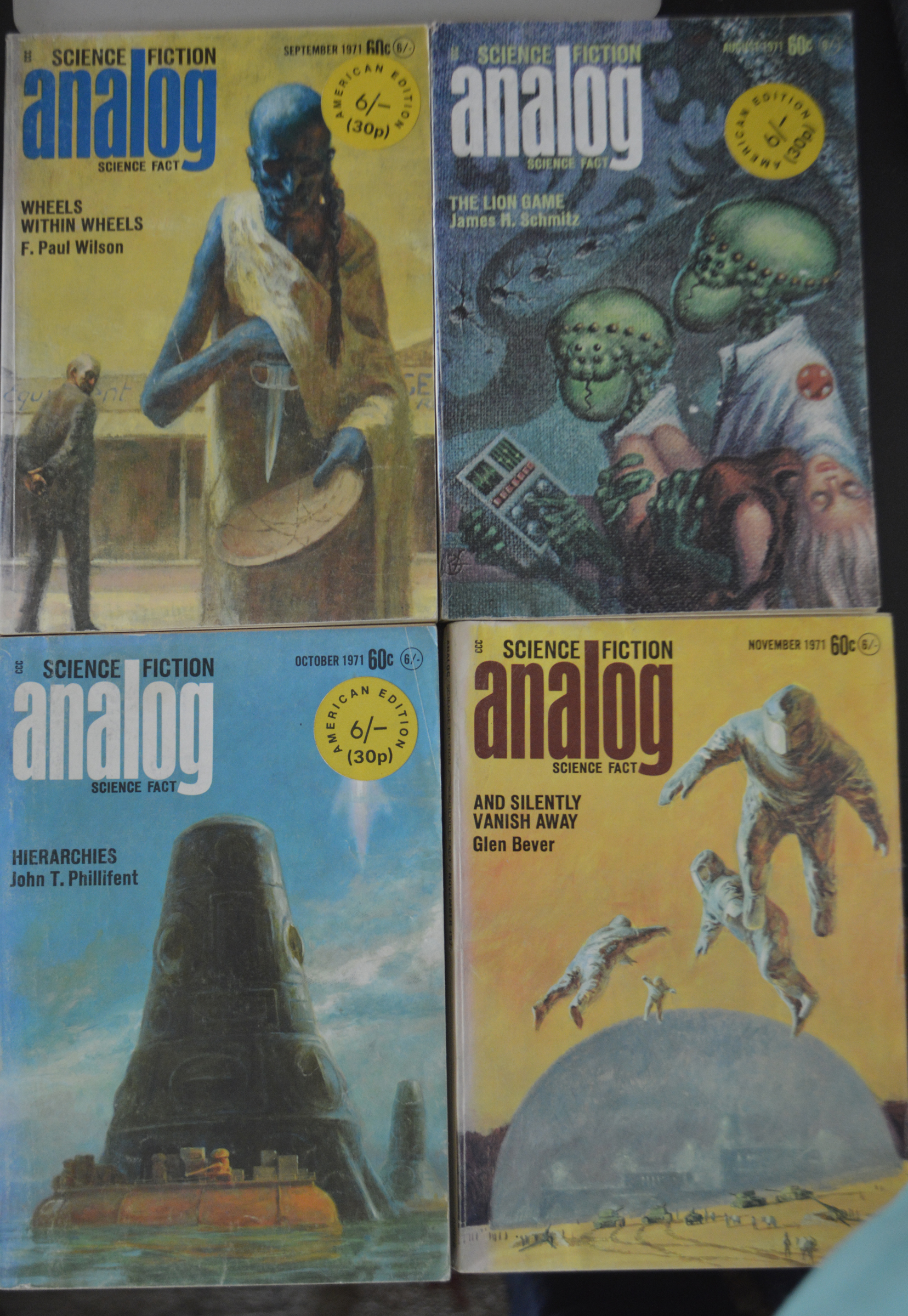 Analog Science Fiction & Fact 40 Volumes From The 1960's + 70's All With Complete 1st Ed. Stories - Image 10 of 12