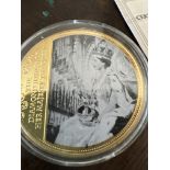 Diamond Jubilee Gold Plated Coin It Comes With It's Own Certificate of Authenticity