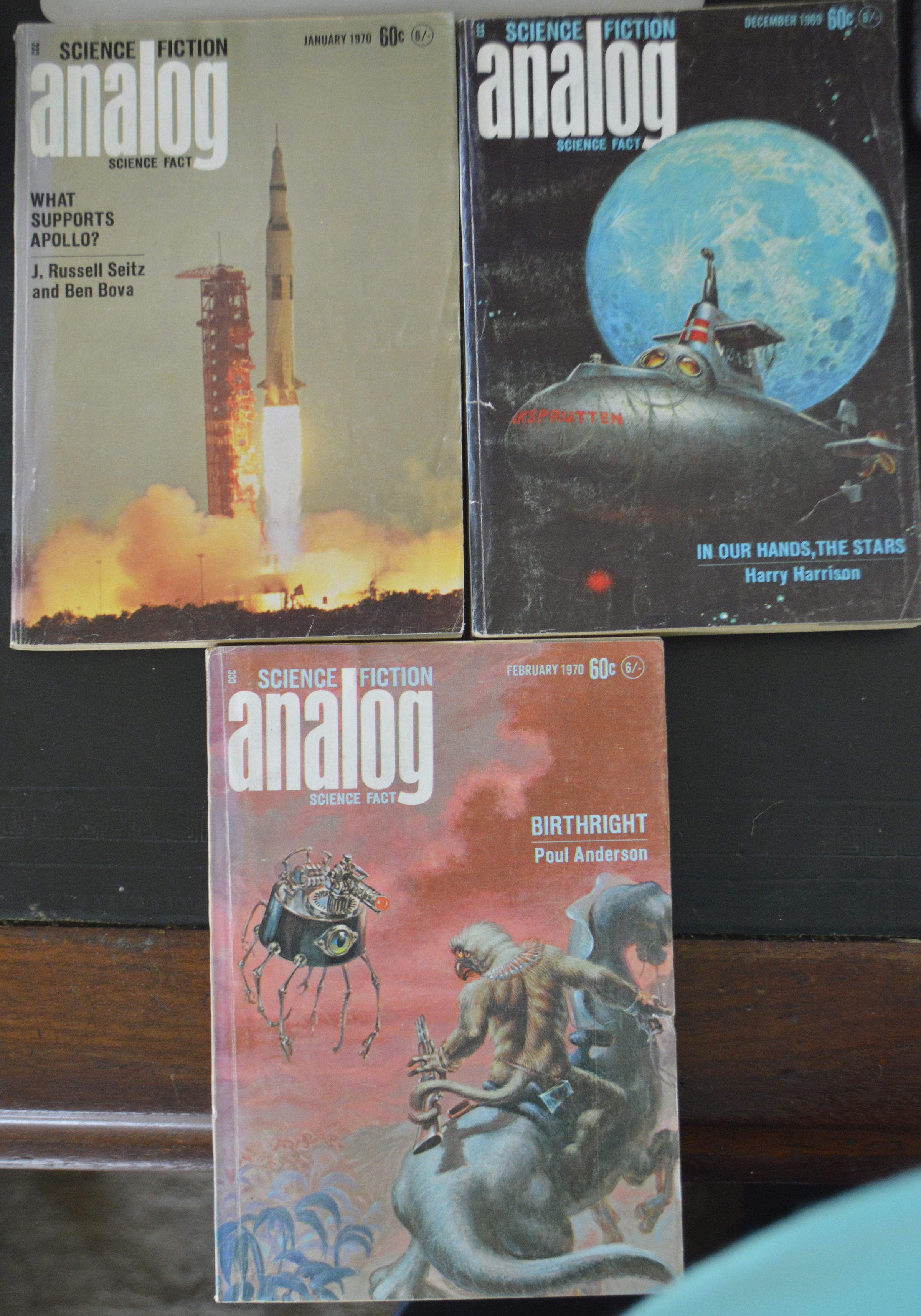 Analog Science Fiction & Fact 40 Volumes From The 1960's + 70's All With Complete 1st Ed. Stories - Image 8 of 12