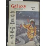 12 Galaxy Science Fiction Magazines 1950's to 1970's