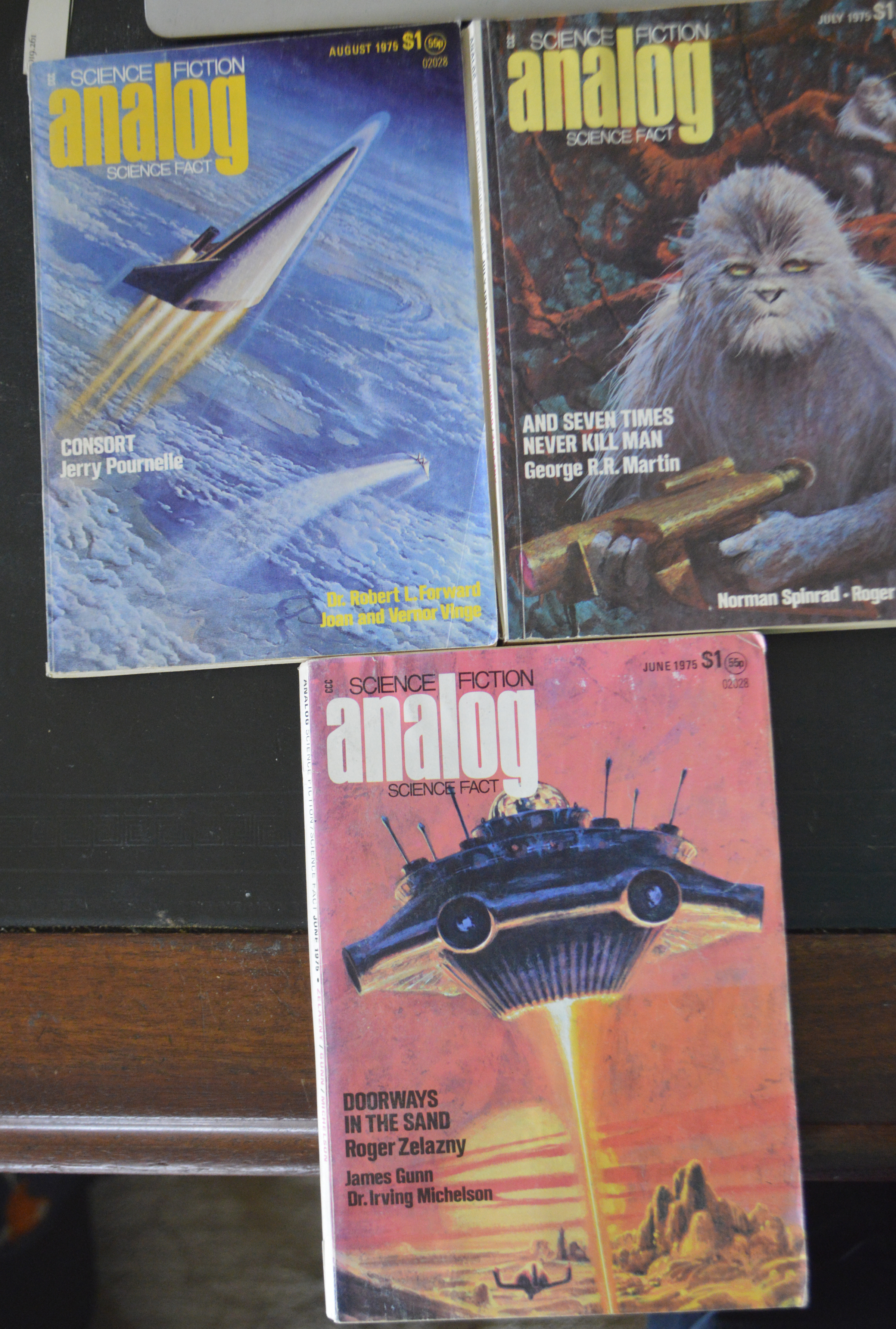 Analog Science Fiction & Fact 40 Volumes From The 1960's + 70's All With Complete 1st Ed. Stories - Image 4 of 12