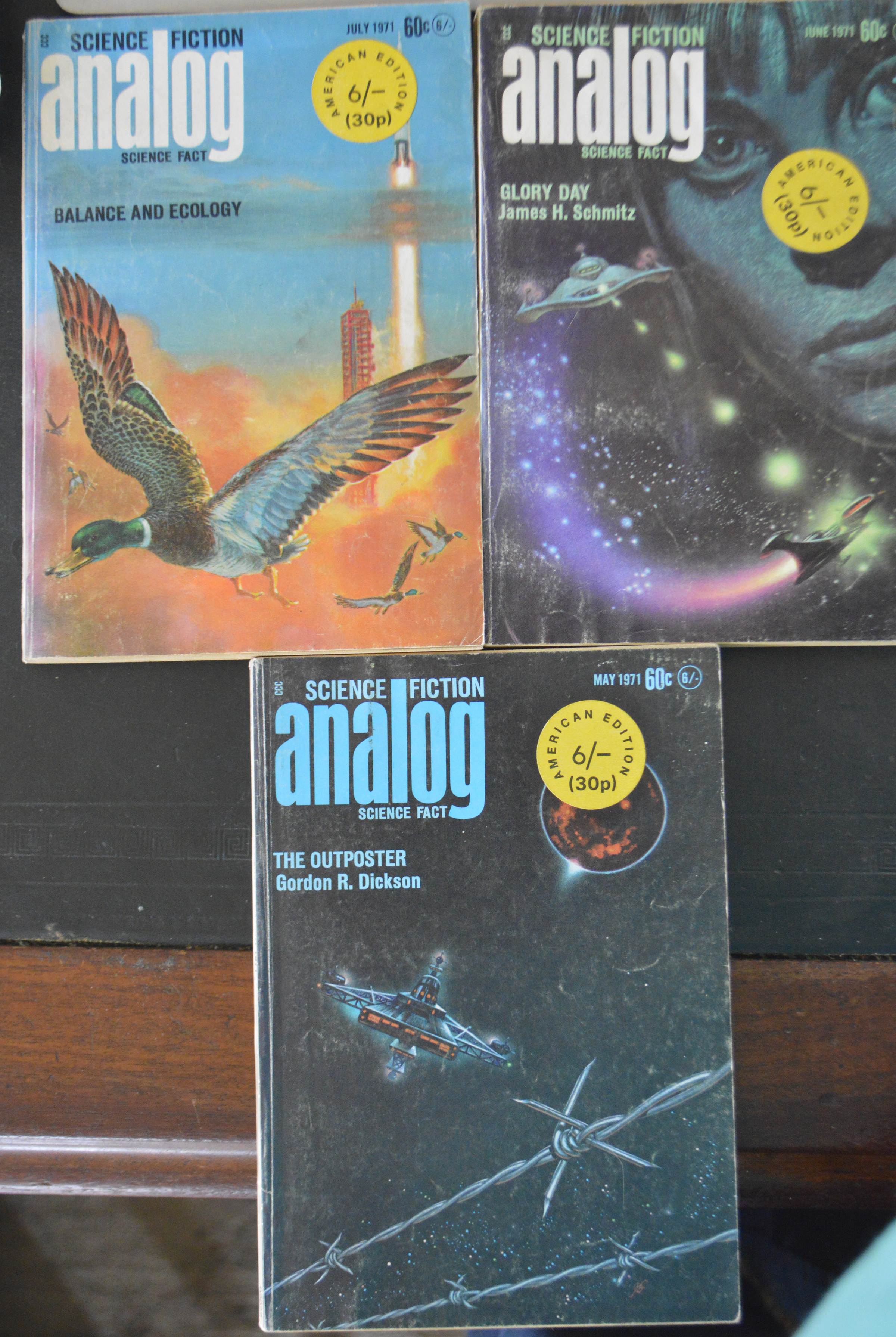 Analog Science Fiction & Fact 40 Volumes From The 1960's + 70's All With Complete 1st Ed. Stories - Image 12 of 12