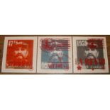 James Cauty (1956 - ) CNPD Fidel Castro 47th, 80th and 1959 - 3 Pop Editions (2007) L-13