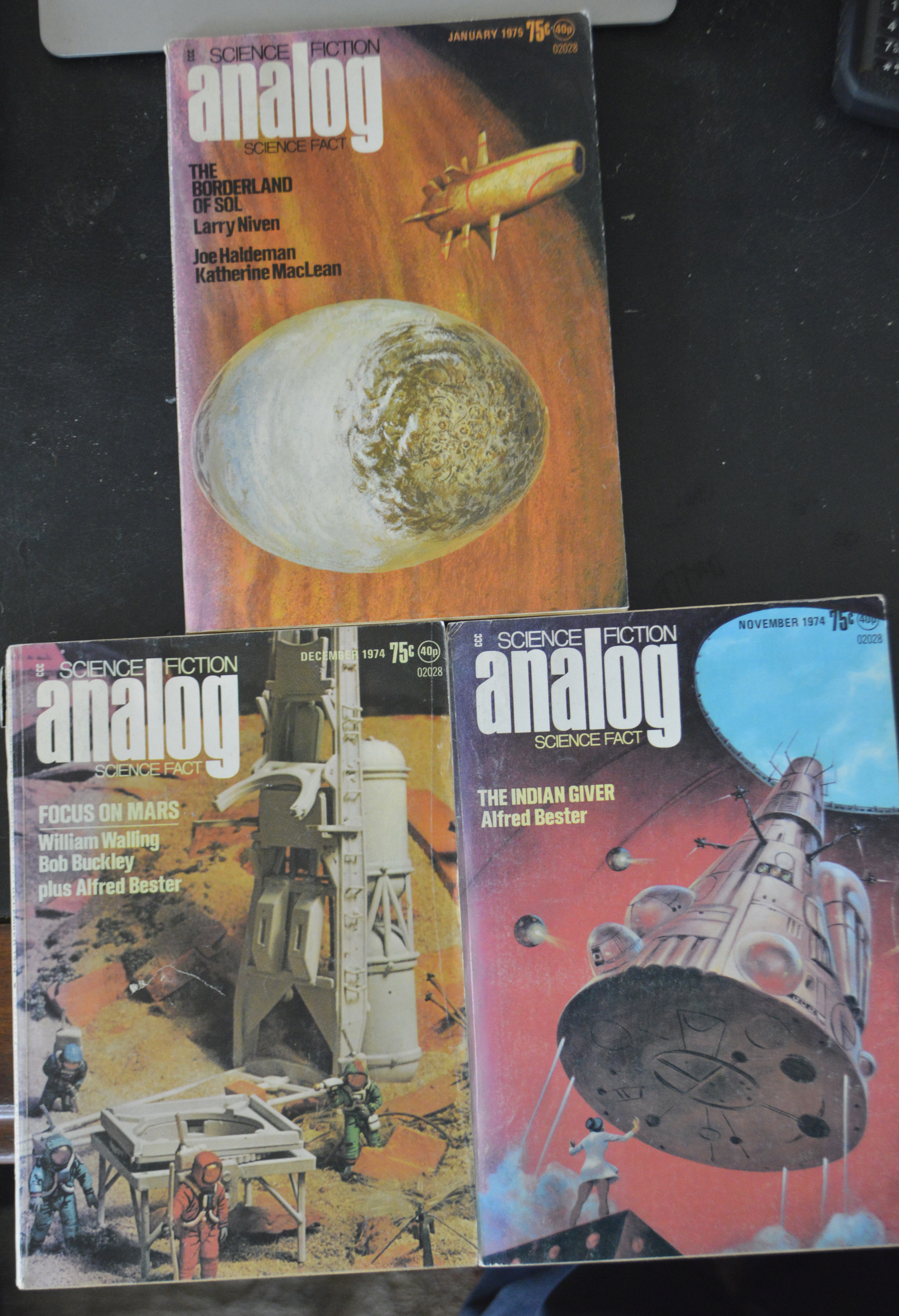 Analog Science Fiction & Fact 40 Volumes From The 1960's + 70's All With Complete 1st Ed. Stories - Image 5 of 12