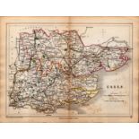 Antique Railway Map of Essex Drawn & Engraved by John Emslie.