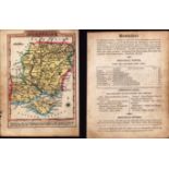 Hampshire Engraved Hand Coloured George IV. Map & Text.