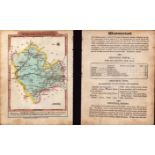 Westmorland Engraved Hand Coloured George IV. Map & Text.