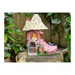 Large Pink Boot Fairy Home