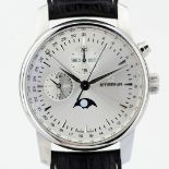 Eterna / Soleure Triple Date Moonphase - Gentlemen's Steel Wristwatch