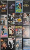 A Collection of 24 x Vintage Music/Video VHS Cassettes