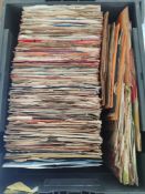 A Large Collection of 7" Vinyl Records
