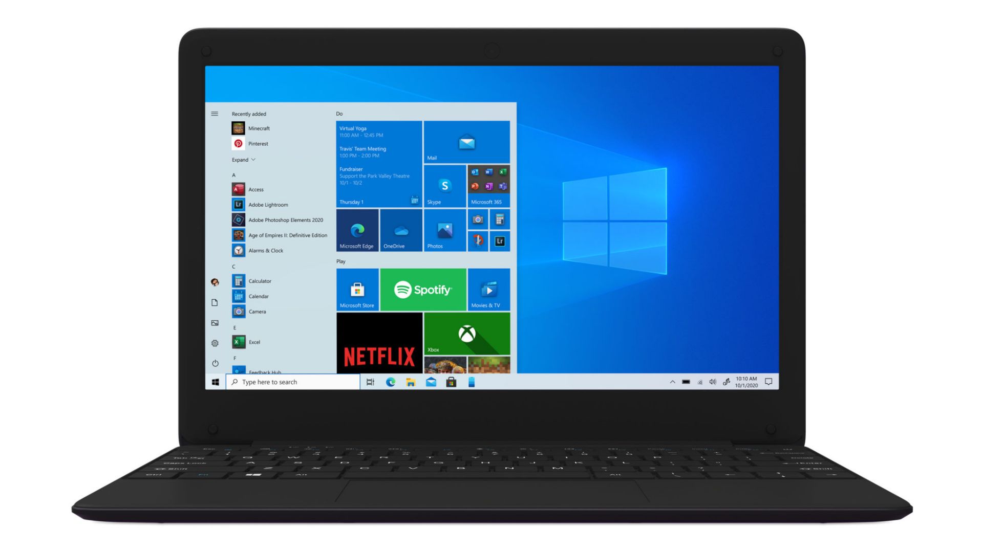 Geobook 1E Windows 11 Pro 11” Intel Celeron NE450 4GB Memory 64GB SSD Webcam WIFi